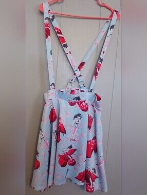 Hot Topic Inuyasha Womens Xl Suspender Skirt
